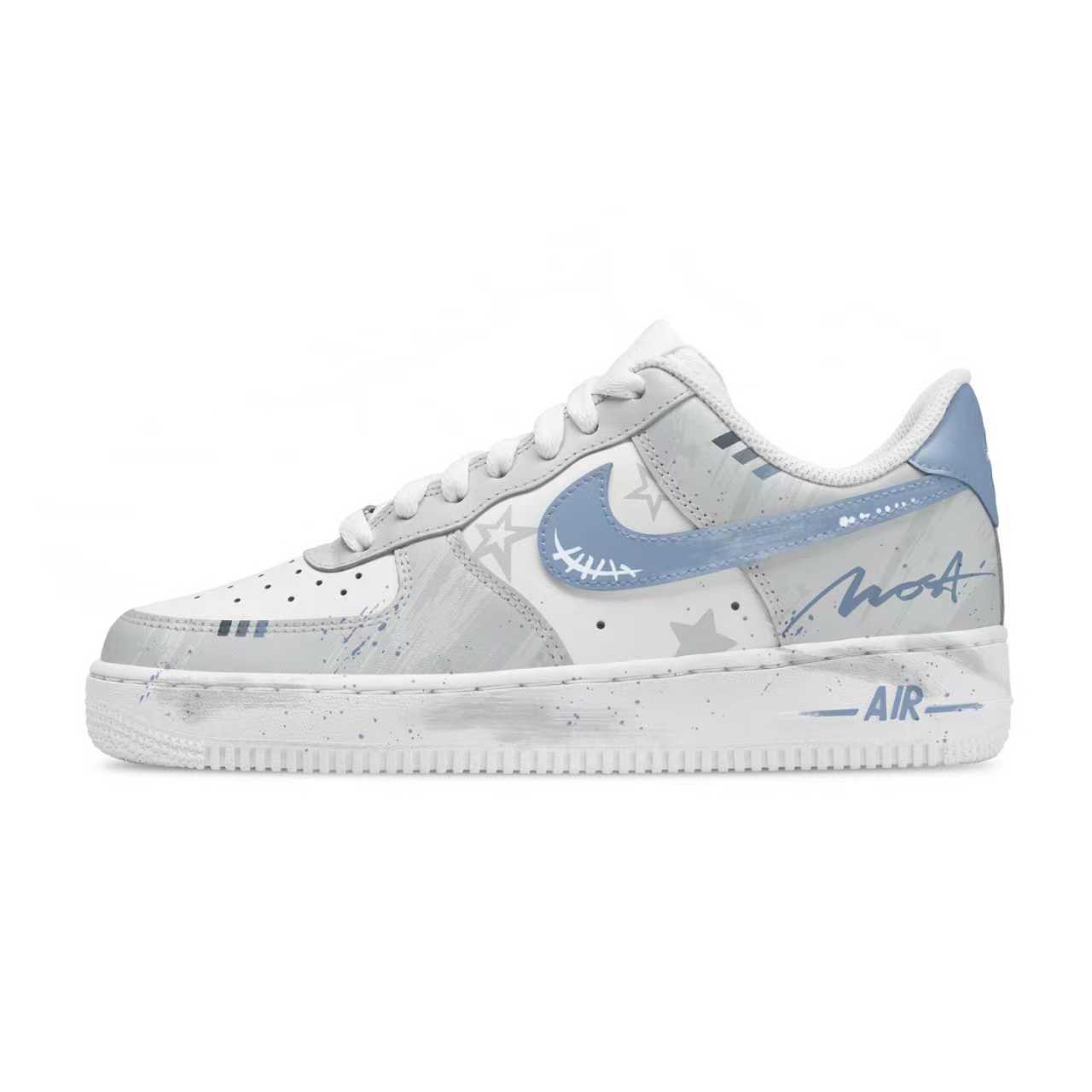 Nike Air Force 1 Love Of Blue Gray Abrasion Resistant Low top Skateboard Shoes Unisex Gray Blue CW2288-111(Team796-) 40
Nike Air Force 1 Love Of Blue Gray Abrasion Resistant Low top Skateboard Shoes Unisex Gray Blue CW2288-111(Team796-) 40