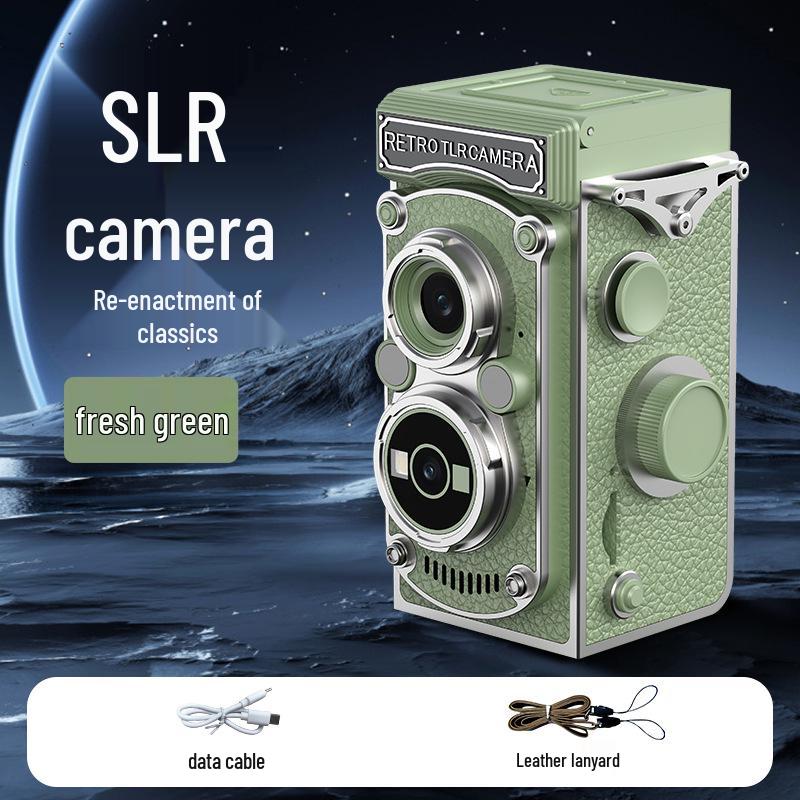 Retro Dual-Lens Travel Camera - Manual Crank, Student-Friendly, Portable Film & Digital Model
Retro Dual-Lens Travel Camera - Manual Crank, Student-Friendly, Portable Film & Digital Model