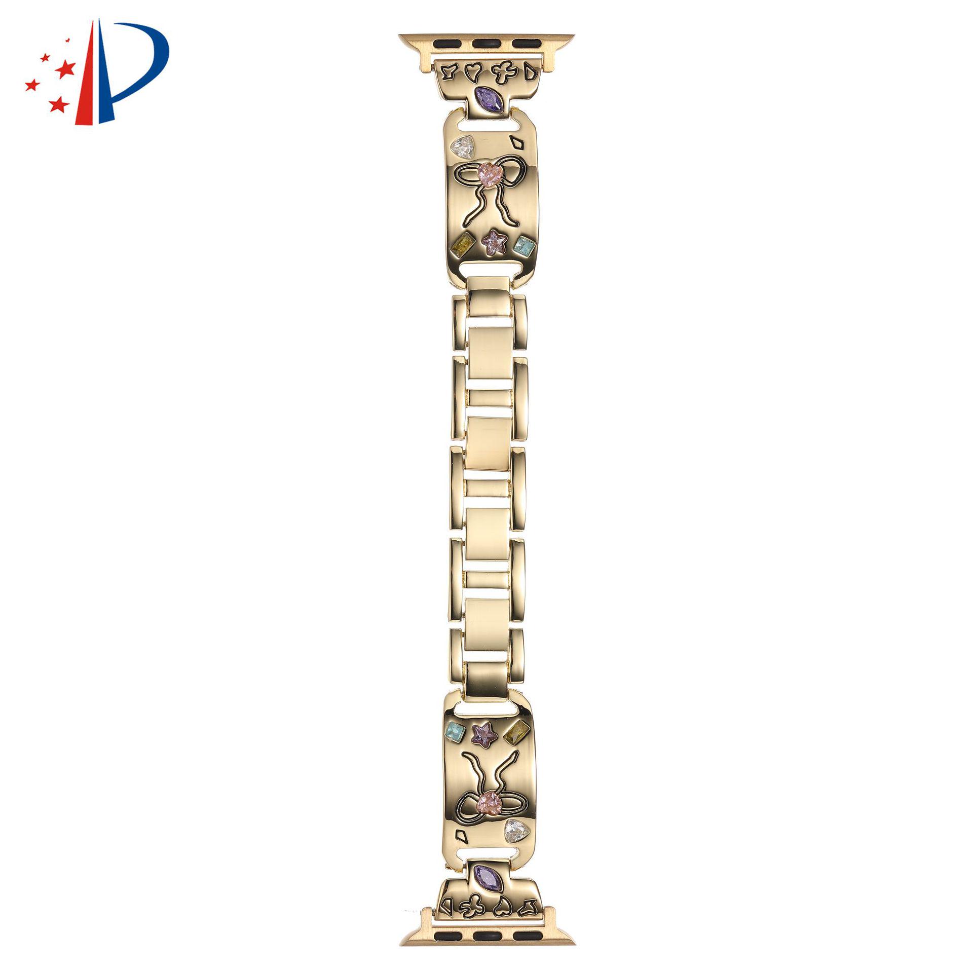 Apple Watch iWatch8 Butterfly Knot Strap with Colorful Diamonds - Compatible with 10th Gen & 9SE Models 38/40/41mm золотий
Apple Watch iWatch8 Butterfly Knot Strap with Colorful Diamonds - Compatible with 10th Gen & 9SE Models 38/40/41mm золотий