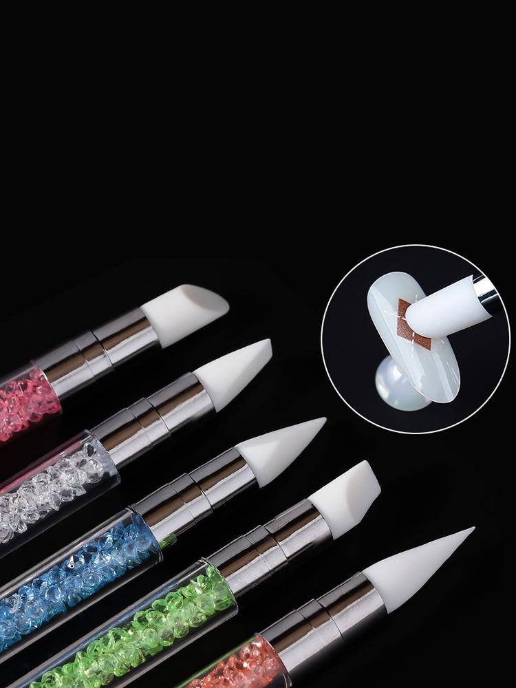 Double headed single silicone pen construction painting brush flower pen nail DIY tool розовый
Double headed single silicone pen construction painting brush flower pen nail DIY tool розовый