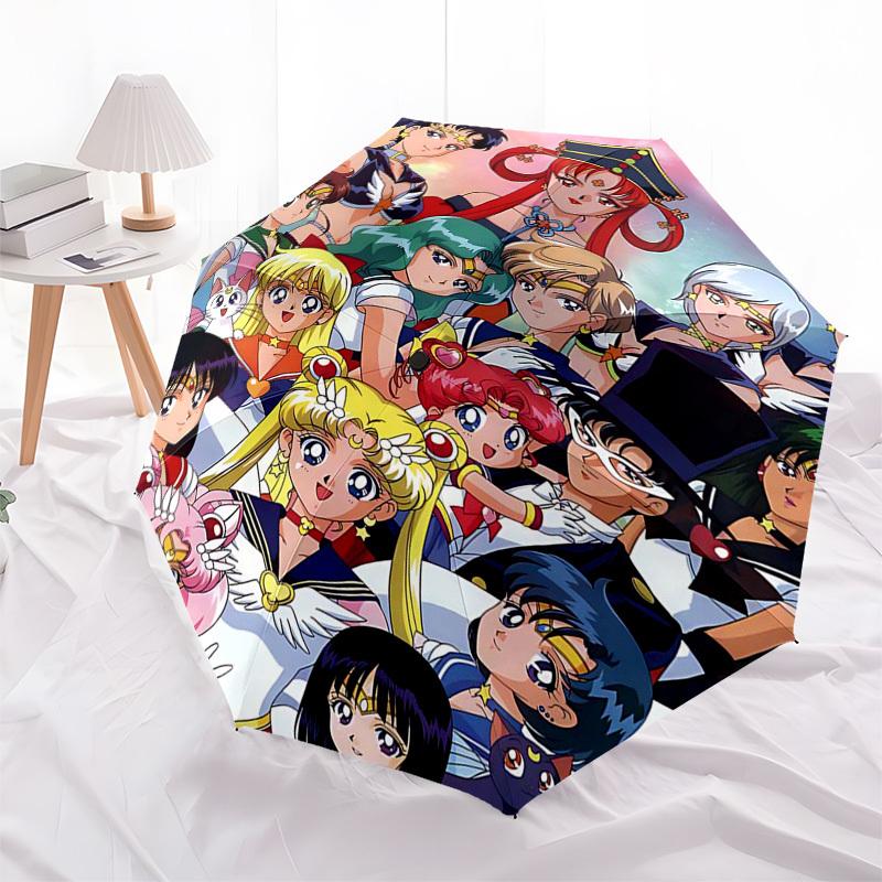 1pc Sailor Moon Inspired Umbrella Auto Open Close, Portable Folding Design, 8-Bone Iron Frame, Outdoor Umbrella, Ideal Gift for Fans, Travelers, Daily
1pc Sailor Moon Inspired Umbrella Auto Open Close, Portable Folding Design, 8-Bone Iron Frame, Outdoor Umbrella, Ideal Gift for Fans, Travelers, Daily
