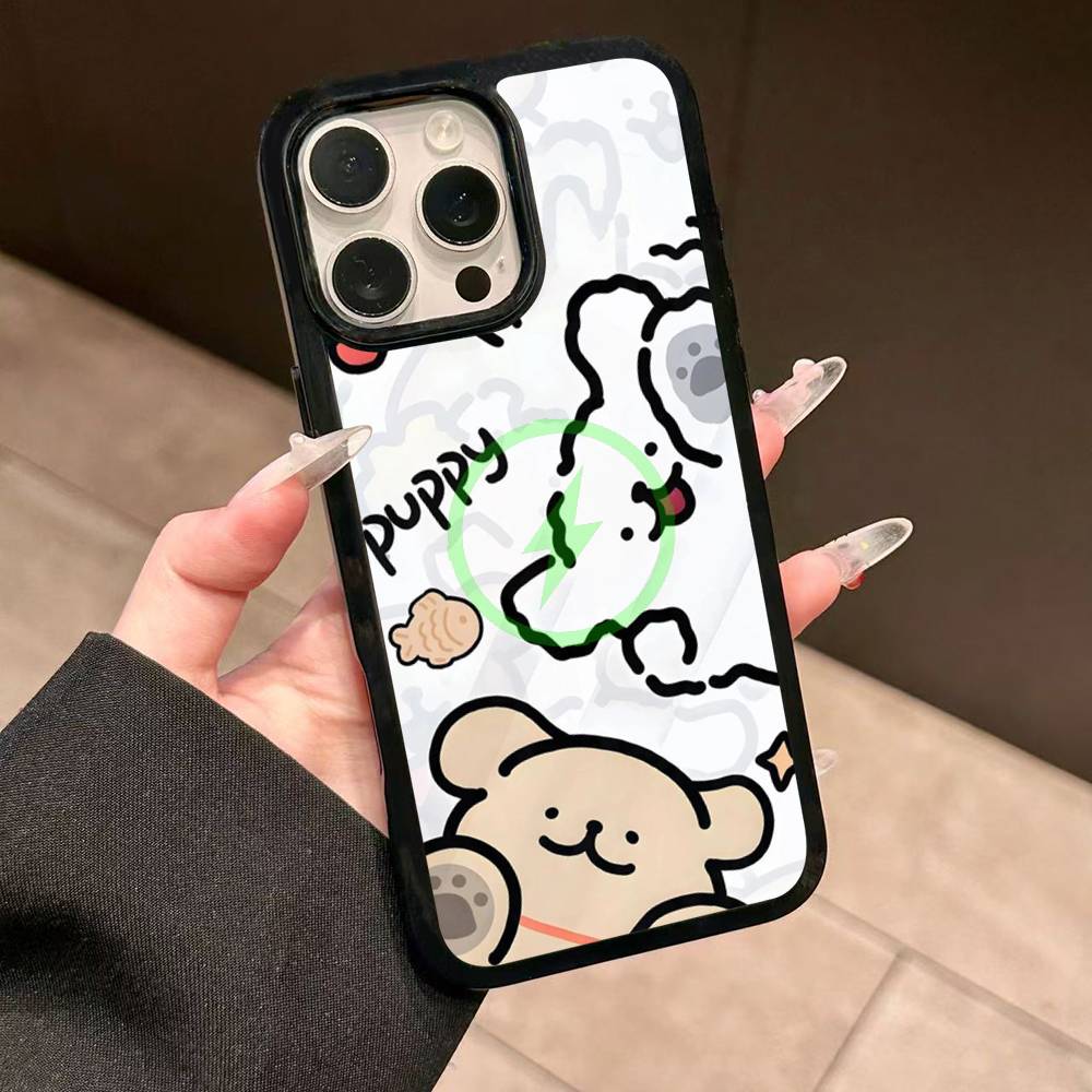 Maltese Cute Line Puppy Dog Magnetic Wireless Phone Case For IPhone 17 16 15 14 Plus 13 12 11 Pro Max iPhone 15
Maltese Cute Line Puppy Dog Magnetic Wireless Phone Case For IPhone 17 16 15 14 Plus 13 12 11 Pro Max iPhone 15