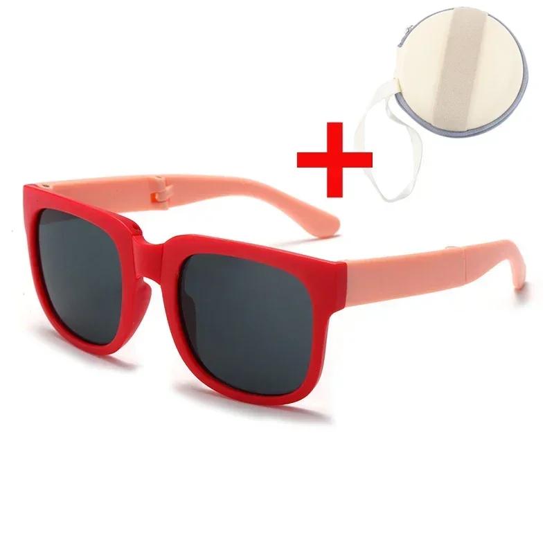 Fashion Foldable Kids Sunglasses Vintage Portable Square Uv400 Shades Eyewear Outdoor Baby Eye Protection Glasses With Case
Fashion Foldable Kids Sunglasses Vintage Portable Square Uv400 Shades Eyewear Outdoor Baby Eye Protection Glasses With Case