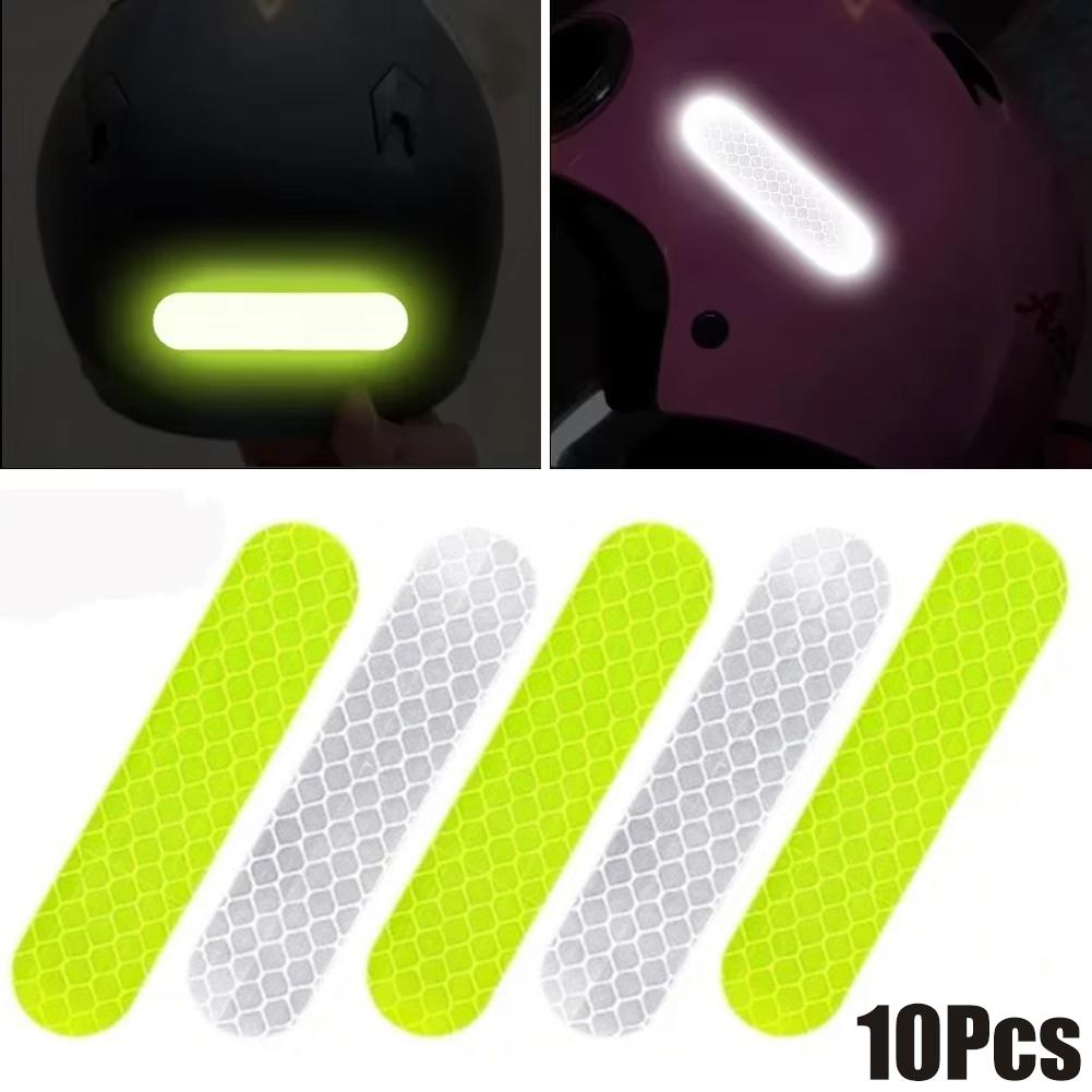 10Pcs Motorcycle Helmet Warning Reflective Stickers Night Safety Driving Decorative Strips Sticker Bicycle Moto Car Decals
10Pcs Motorcycle Helmet Warning Reflective Stickers Night Safety Driving Decorative Strips Sticker Bicycle Moto Car Decals