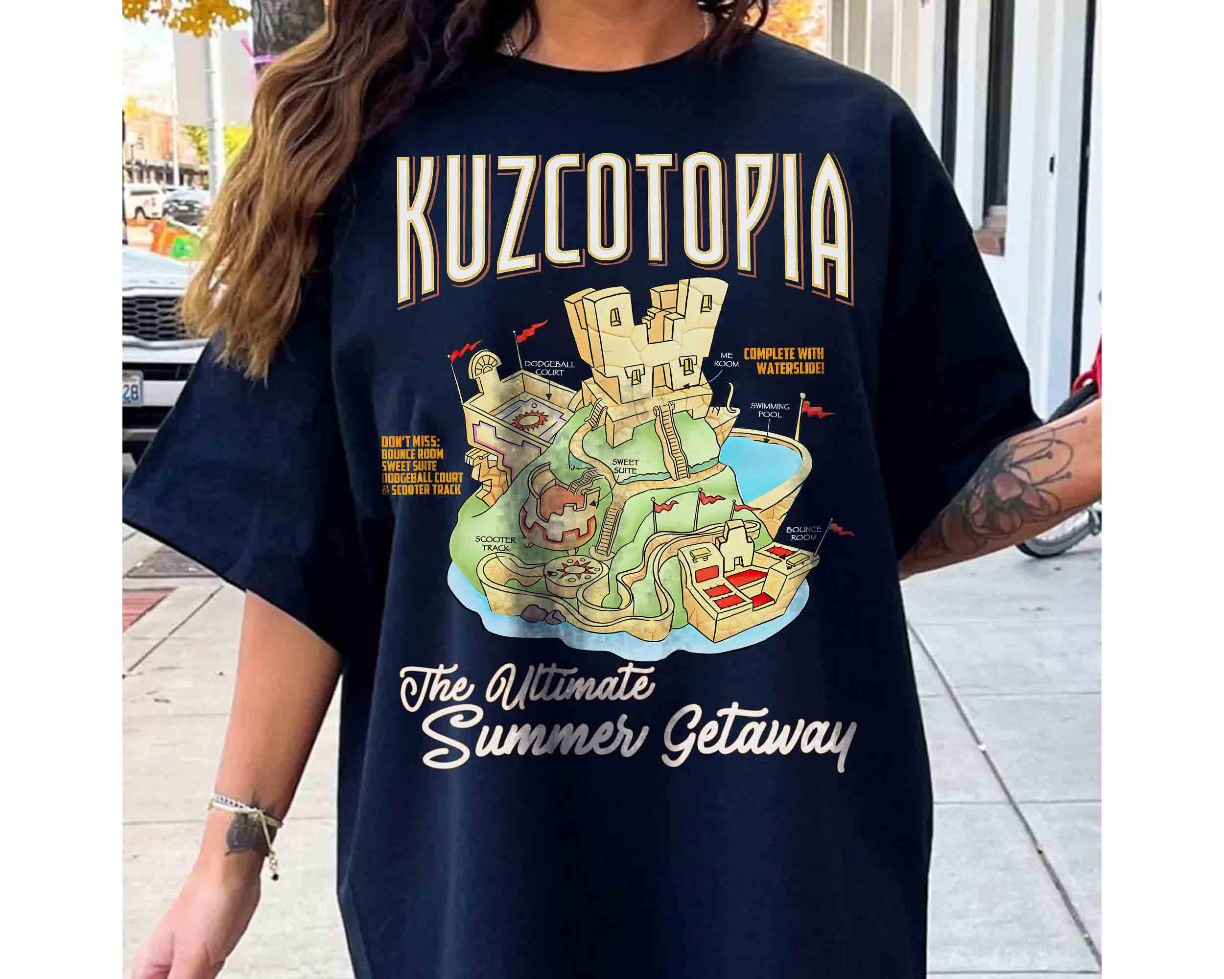 Vintage The Emperors New Groove Greeting From Kuzcotopia TShirt Walt World Tee 4XL
Vintage The Emperors New Groove Greeting From Kuzcotopia TShirt Walt World Tee 4XL