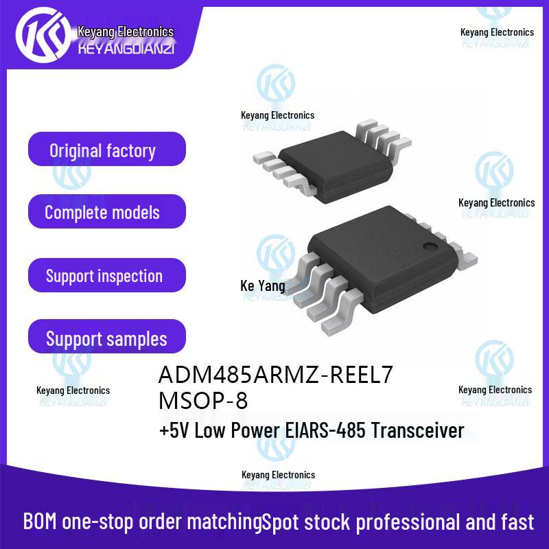 ADM485ARMZ-REEL7 MSOP-8 +5V Low Power RS-485 Transceiver IC
ADM485ARMZ-REEL7 MSOP-8 +5V Low Power RS-485 Transceiver IC