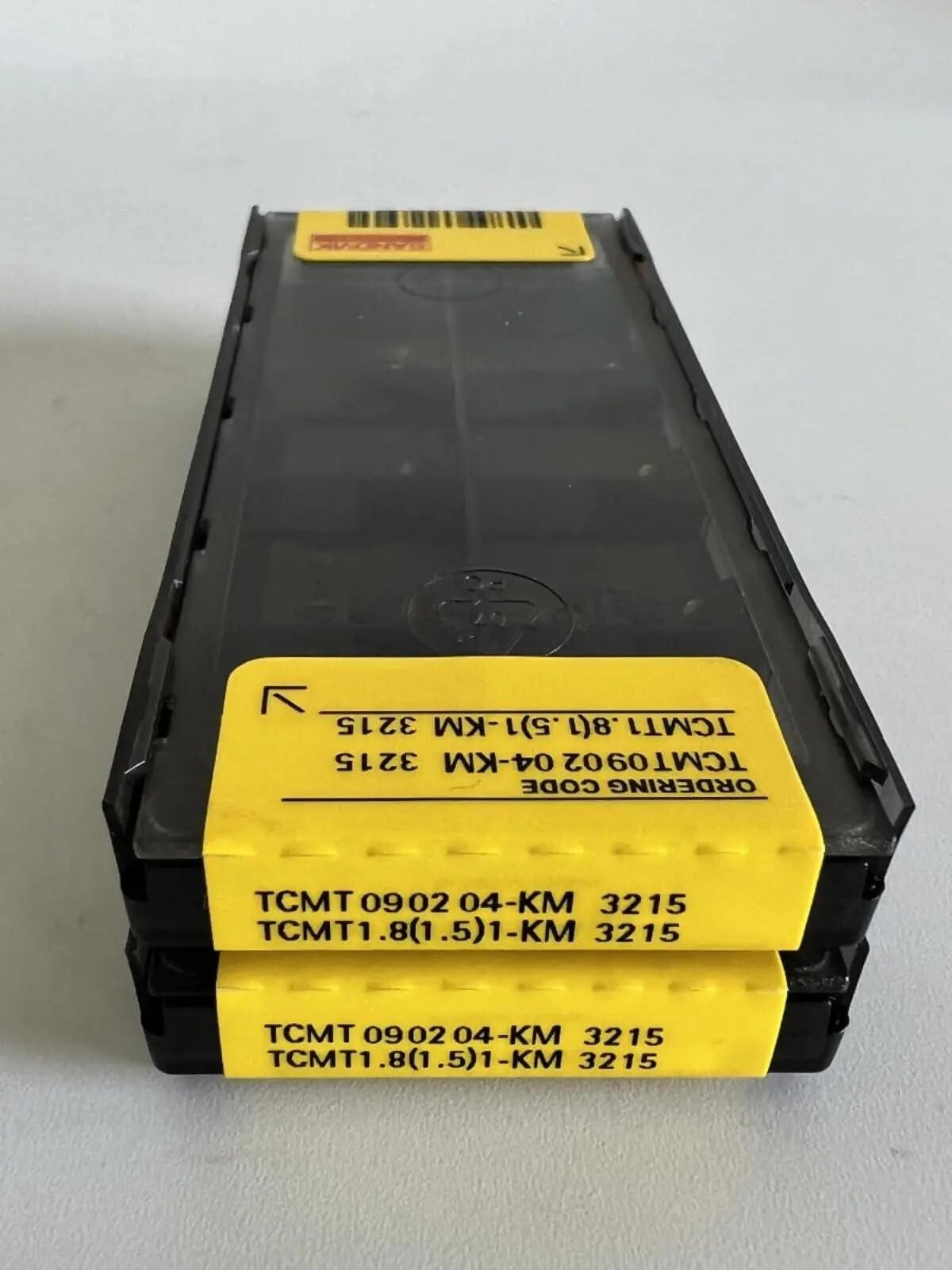 TCMT090204-KM 3215 / Промислові змінні твердосплавні пластини 10 шт.
TCMT090204-KM 3215 / Промислові змінні твердосплавні пластини 10 шт.