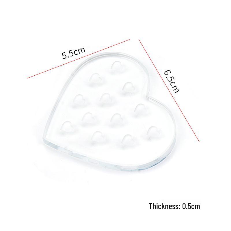 Heart-Shaped Crystal Eyelash Extension Glue Pad with 12 Holes
Heart-Shaped Crystal Eyelash Extension Glue Pad with 12 Holes