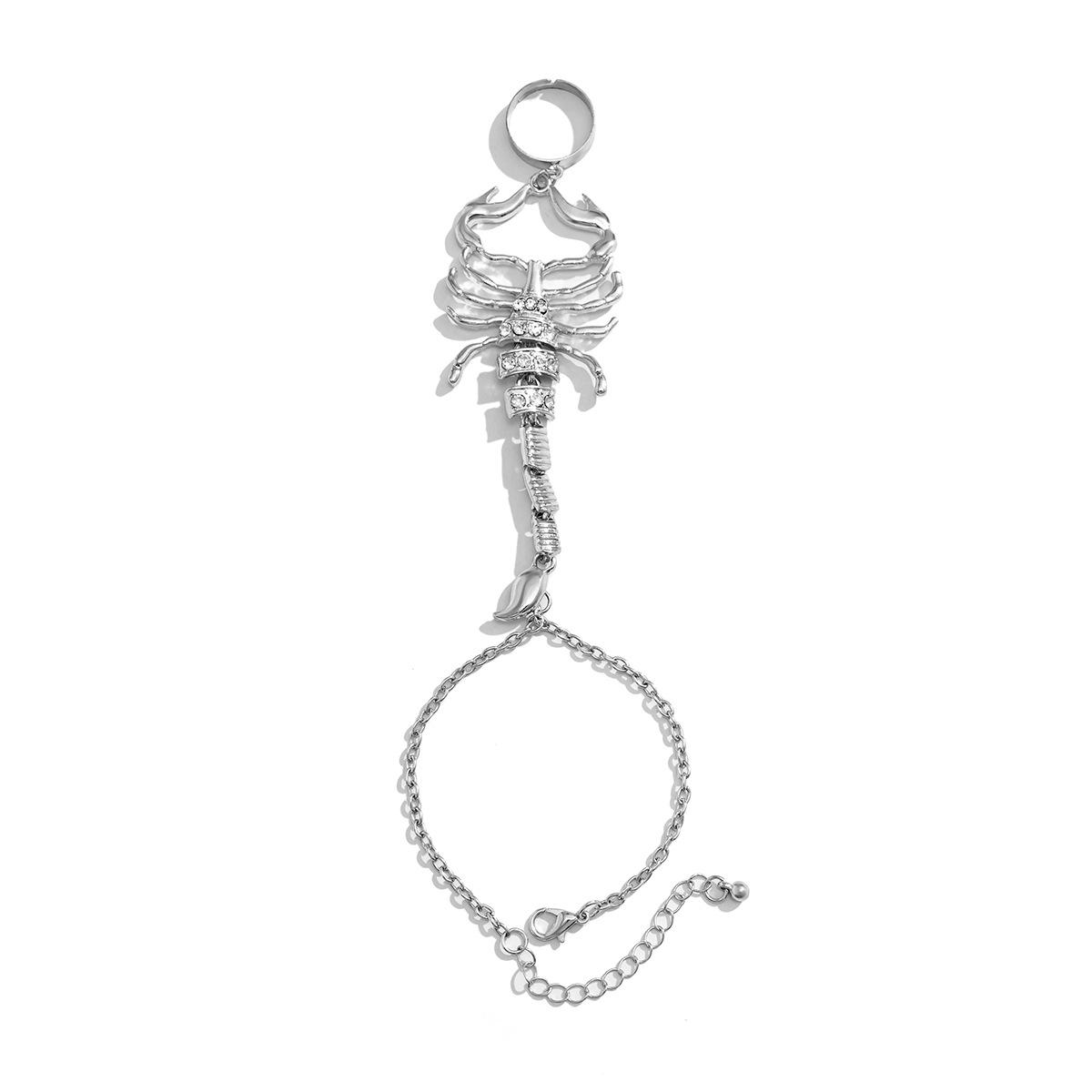 Аксессуары, милые и крутые металлические украшения в стиле Spice Girls, персонализированный трехмерный браслет на палец в виде скорпиона с микроинкрустацией для женщин
Аксессуары, милые и крутые металлические украшения в стиле Spice Girls, персонализированный трехмерный браслет на палец в виде скорпиона с микроинкрустацией для женщин