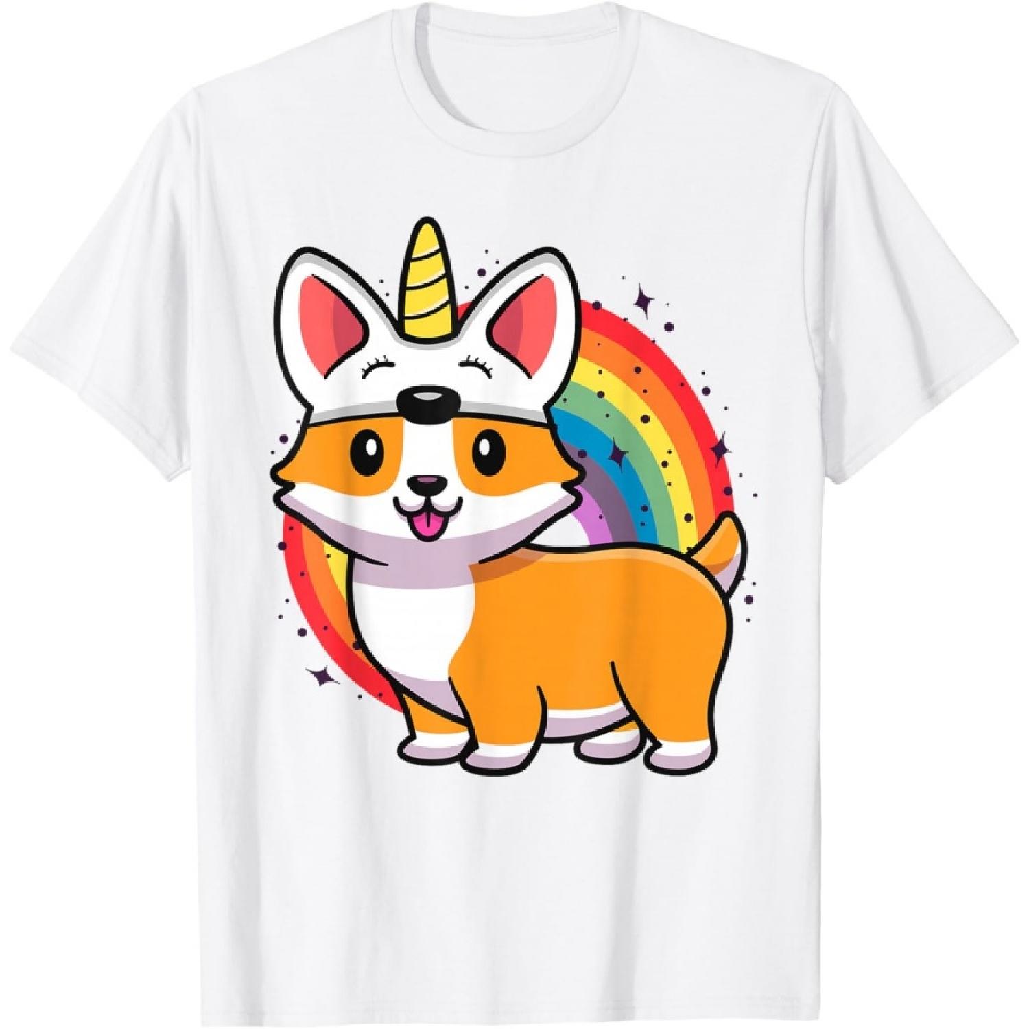 Corgicorn Unicorn Corgi For Kids Funny Rainbow Corgi T-Shirt XXXXXL білий
Corgicorn Unicorn Corgi For Kids Funny Rainbow Corgi T-Shirt XXXXXL білий