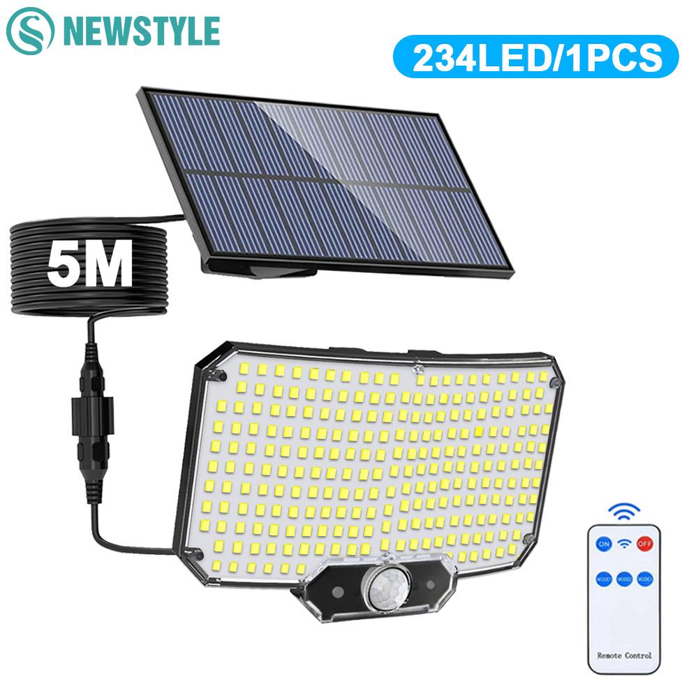 LED Solar Security Lights Motion Sensor Outdoor 234/280/226LED Flood Light IP65 Waterproof Split Wall Lamp Solar Powered 3 Mode
LED Solar Security Lights Motion Sensor Outdoor 234/280/226LED Flood Light IP65 Waterproof Split Wall Lamp Solar Powered 3 Mode