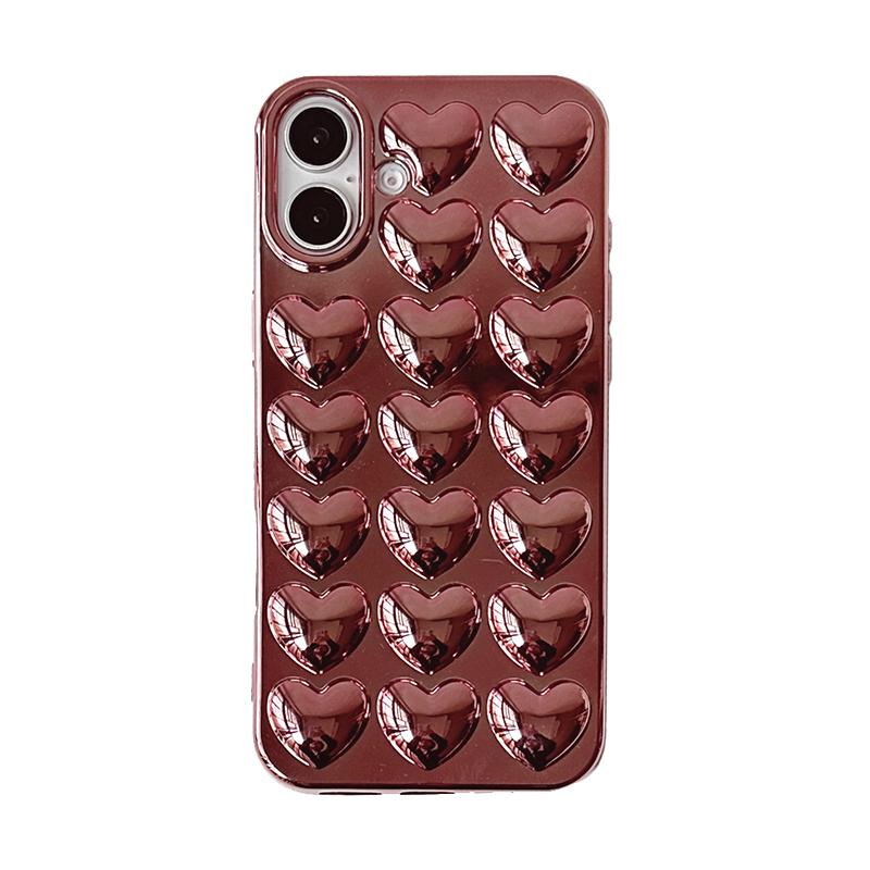 Plating Rose Gold 3D Love Heart Glossy Back Cover Case For iPhone 17 Pro Max Air 15 14 13 12 11 16 Plus Soft TPU Shell iPhone 12 mini
Plating Rose Gold 3D Love Heart Glossy Back Cover Case For iPhone 17 Pro Max Air 15 14 13 12 11 16 Plus Soft TPU Shell iPhone 12 mini