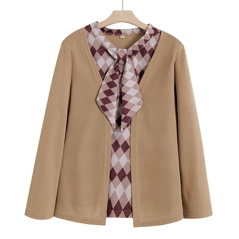 Mom s Stylish Long Sleeve T-Shirt for Women - Spring/Autumn, Middle-Aged & Elderly, Two-Piece Layered Look XL (80-100 jin)
Mom s Stylish Long Sleeve T-Shirt for Women - Spring/Autumn, Middle-Aged & Elderly, Two-Piece Layered Look XL (80-100 jin)
