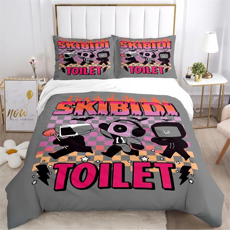 Red Robot Speaker Head Print Bedding Set, Sci-Fi Cartoon Character Bed Linen(1 * duvet cover + 2 * pillowcase, without core) 135x200cm
Red Robot Speaker Head Print Bedding Set, Sci-Fi Cartoon Character Bed Linen(1 * duvet cover + 2 * pillowcase, without core) 135x200cm