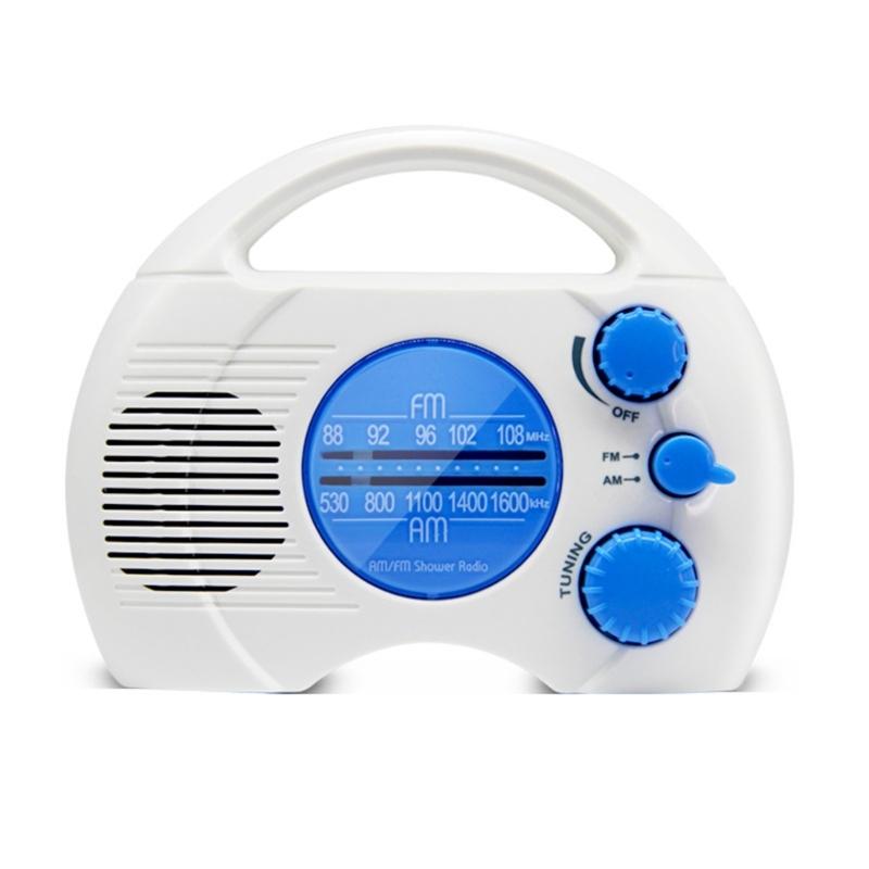 IPX4 Waterproof Portable AM FM Radio Mini Shower Radio for Home Bathroom Kitchen and Outdoor Use Clear Sound Quality 1
IPX4 Waterproof Portable AM FM Radio Mini Shower Radio for Home Bathroom Kitchen and Outdoor Use Clear Sound Quality 1