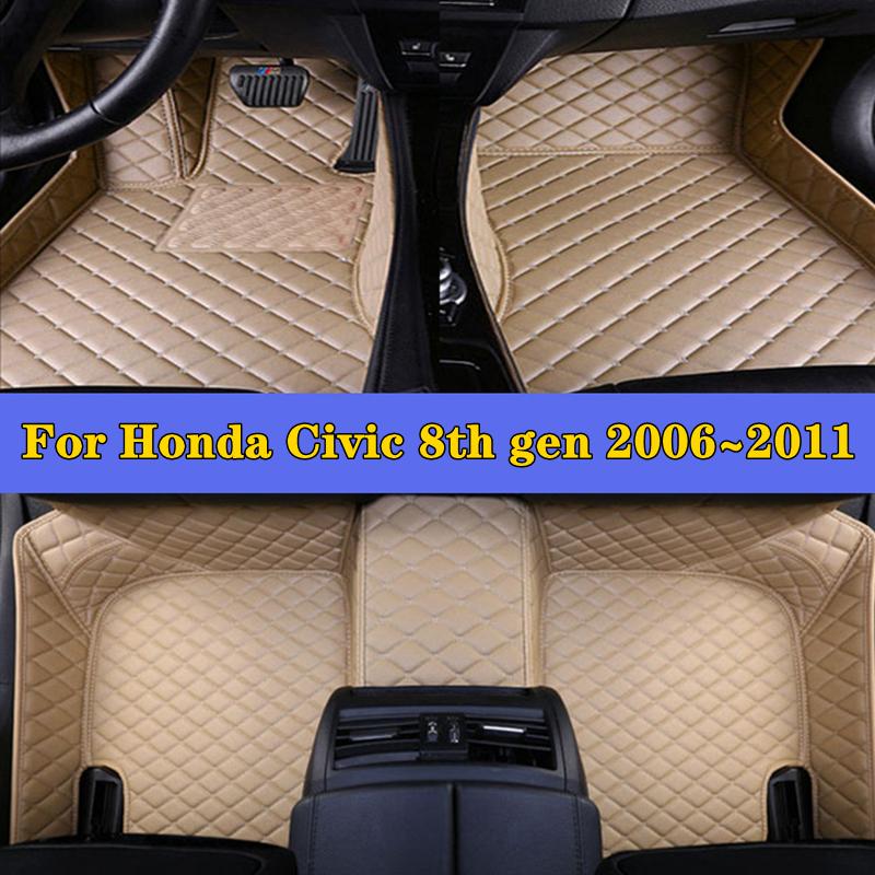 Автомобильные подушечки для ног для Honda Civic 8-го поколения 2006 ~ 2011, автомобильные аксессуары, защитная накладка на заказ, автомобильные коврики, автомобильное ковровое покрытие 
Автомобильные подушечки для ног для Honda Civic 8-го поколения 2006 ~ 2011, автомобильные аксессуары, защитная накладка на заказ, автомобильные коврики, автомобильное ковровое покрытие