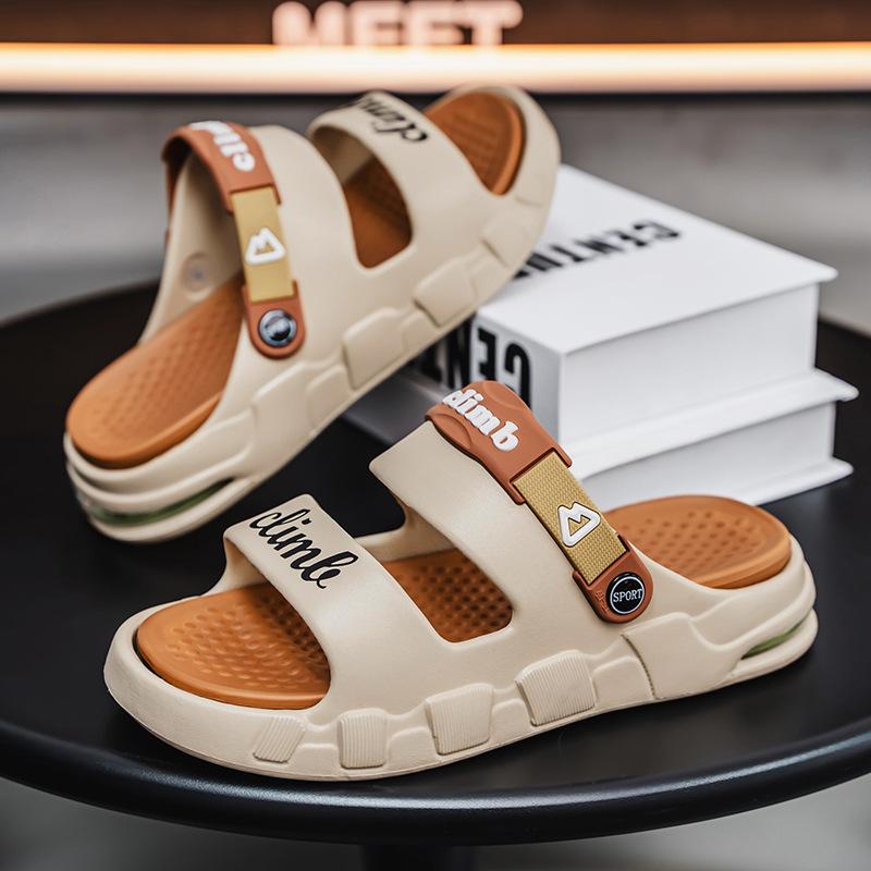 Мужские тапочки из ЭВА для лета, сандалии на толстой подошве, мужские, для вождения, двойного назначения, спортивные, больших размеров, пляжные сандалии 42
Мужские тапочки из ЭВА для лета, сандалии на толстой подошве, мужские, для вождения, двойного назначения, спортивные, больших размеров, пляжные сандалии 42