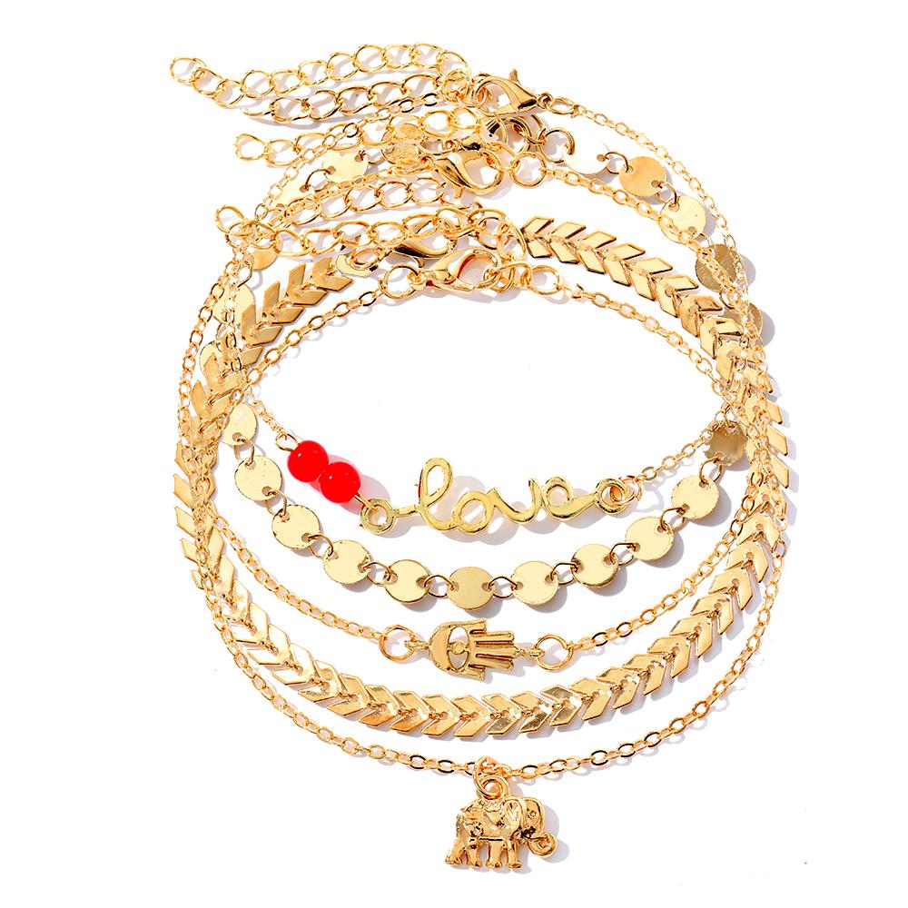 2024 2023 Модный роскошный браслет со слоном Чешуйчатая стрелка Palm Eye Лодыжка Набор 5 украшений Элегантный браслет с рунами Тусовщица Пляжная лодыжка Круглый браслет золотой
2024 2023 Модный роскошный браслет со слоном Чешуйчатая стрелка Palm Eye Лодыжка Набор 5 украшений Элегантный браслет с рунами Тусовщица Пляжная лодыжка Круглый браслет золотой