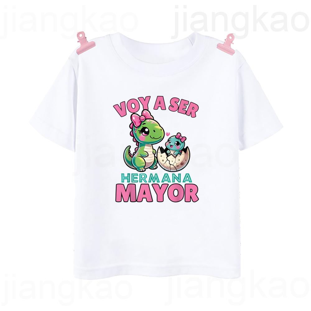 I Will Become A Sister Spanish Printed Kids Shirt T-shirt Girls Short Sleeve Tee Child Summer Clothes Tops 100
I Will Become A Sister Spanish Printed Kids Shirt T-shirt Girls Short Sleeve Tee Child Summer Clothes Tops 100