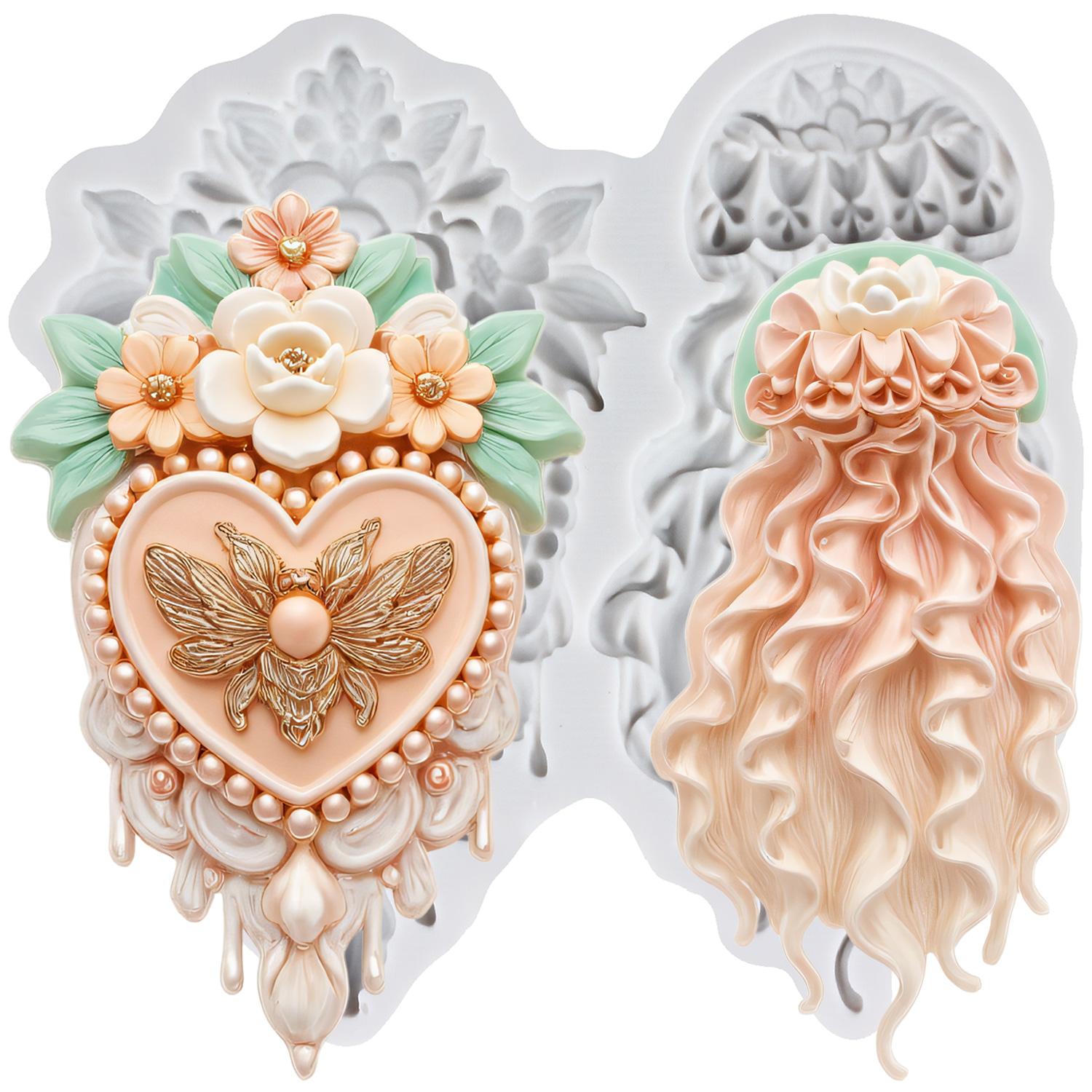 Форма для желе из силикона Медуза Насекомые Формы для мастики Инструменты для украшения торта Тематический торт Десерт Украшенный Шоколадная форма для конфет серый
Форма для желе из силикона Медуза Насекомые Формы для мастики Инструменты для украшения торта Тематический торт Десерт Украшенный Шоколадная форма для конфет серый