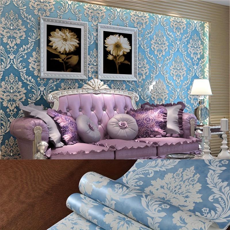 Luxury European Sky Blue Floral Non-Woven Wallpaper (1 Roll) - Thickened Non-Self-Adhesive with Pearl Base for Kitchen/Bedroom/Living Room/Study Wall 53*920cm
Luxury European Sky Blue Floral Non-Woven Wallpaper (1 Roll) - Thickened Non-Self-Adhesive with Pearl Base for Kitchen/Bedroom/Living Room/Study Wall 53*920cm
