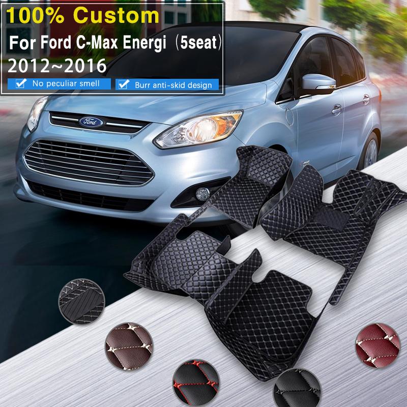 Автомобильные коврики для Ford C-Max Energi 5seat MK2 2012 ~ 2016 Высококачественные нескользящие автоматические накладки против грязи Автомобильные аксессуары
Автомобильные коврики для Ford C-Max Energi 5seat MK2 2012 ~ 2016 Высококачественные нескользящие автоматические накладки против грязи Автомобильные аксессуары