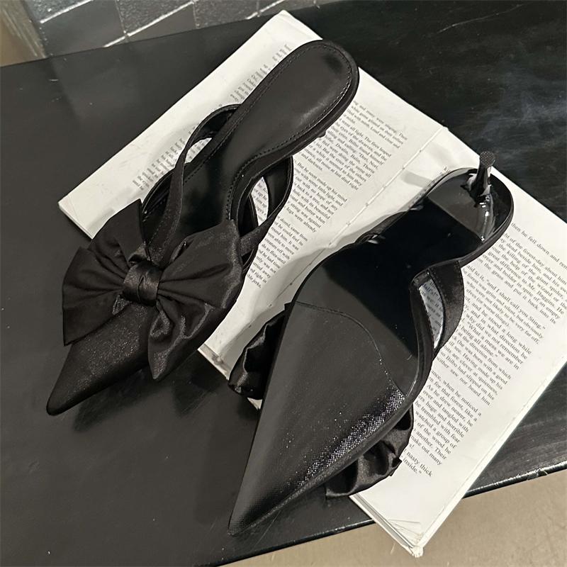 Eilyken, весенние женские ажурные тапочки с большим узлом-бабочкой, сандалии, туфли-лодочки на высоком каблуке с острым носком, женские туфли-лодочки для стриптиза 35
Eilyken, весенние женские ажурные тапочки с большим узлом-бабочкой, сандалии, туфли-лодочки на высоком каблуке с острым носком, женские туфли-лодочки для стриптиза 35