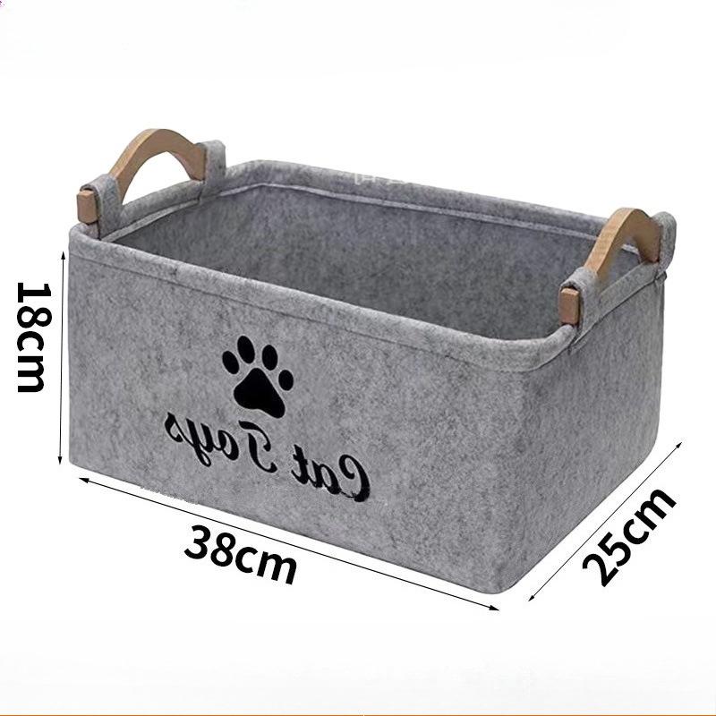 1pc Spacious Pet Storage Basket - Foldable & Versatile Organizer with Sturdy Handles for Dog Toys, Clothes & Grooming Supplies
1pc Spacious Pet Storage Basket - Foldable & Versatile Organizer with Sturdy Handles for Dog Toys, Clothes & Grooming Supplies