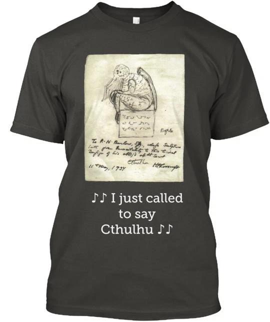 Cthulhu Calling T shirt Made in the USA Size S to 5XL S
Cthulhu Calling T shirt Made in the USA Size S to 5XL S