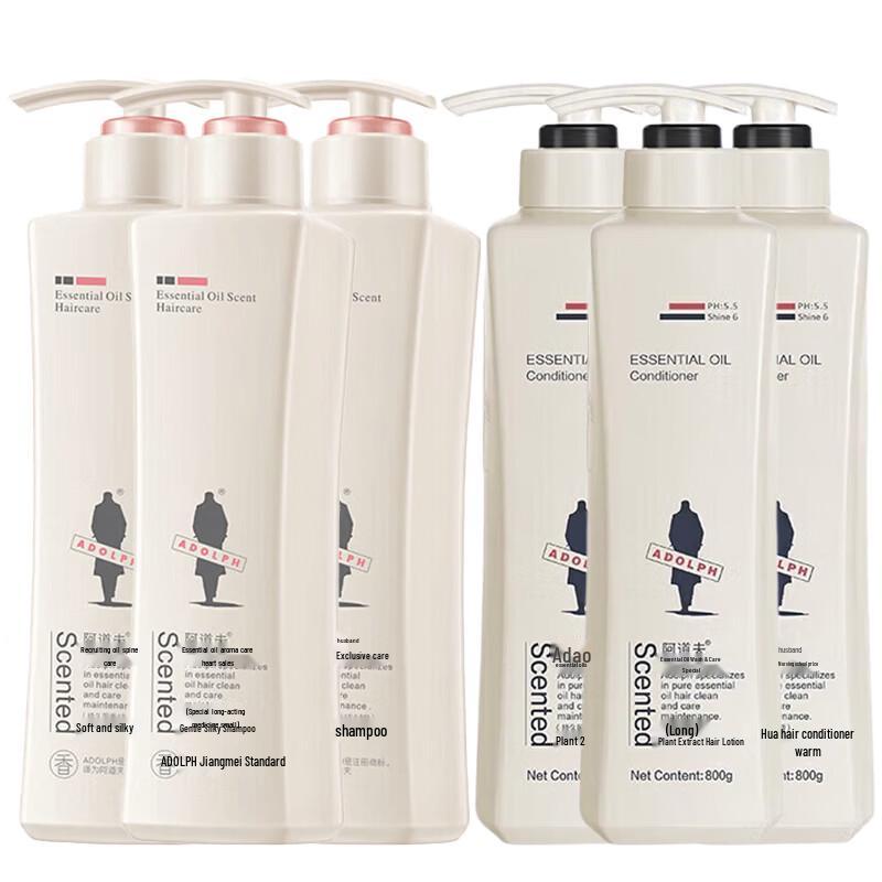 Adolph Silky Smooth Shampoo & Herbal Conditioner Set
Adolph Silky Smooth Shampoo & Herbal Conditioner Set