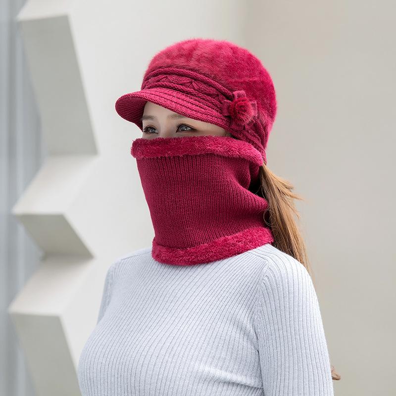Нова зимова шапка Товста тепла в язана шапка Шарф Рукавички Набір з 3 предметів для жінок Елегантні квіти Берет із кролика Шапка для верхової їзди на відкритому повітрі
Нова зимова шапка Товста тепла в язана шапка Шарф Рукавички Набір з 3 предметів для жінок Елегантні квіти Берет із кролика Шапка для верхової їзди на відкритому повітрі