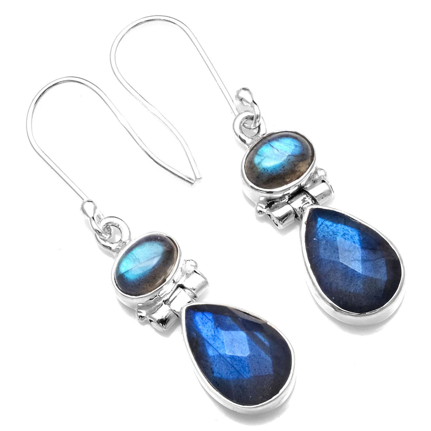 Labradorite Gemstone Earrings Solid 925 Sterling Silver Handmade Earrings Jewelry Gift For Women And Girls E-841
Labradorite Gemstone Earrings Solid 925 Sterling Silver Handmade Earrings Jewelry Gift For Women And Girls E-841