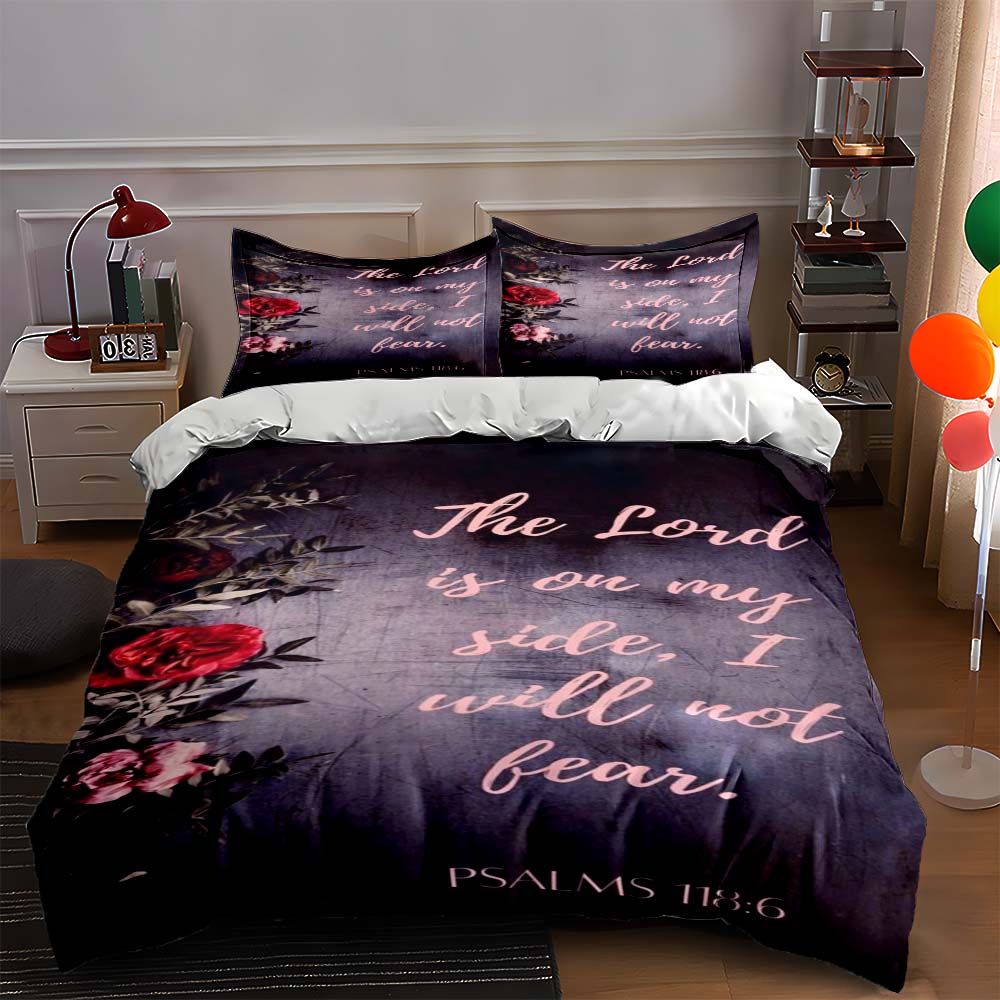 Scriptural floral design Bedding Duvet cover sets Duvet covers Pillowcases gifts (1 * Duvet Cover 2 * Pillowcases, without duvet insert) 135x200cm
Scriptural floral design Bedding Duvet cover sets Duvet covers Pillowcases gifts (1 * Duvet Cover 2 * Pillowcases, without duvet insert) 135x200cm