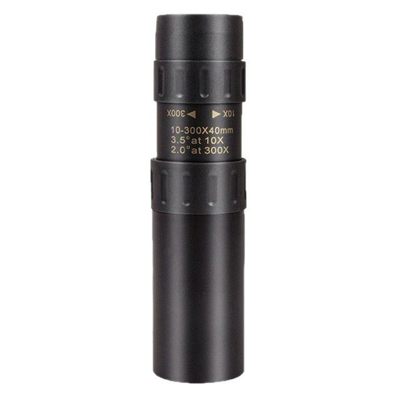 SHGO-High-Definition 10-300X40 HD Monocular Telescope For Outdoor Adventures Portable High-Magnification Design чорний
SHGO-High-Definition 10-300X40 HD Monocular Telescope For Outdoor Adventures Portable High-Magnification Design чорний