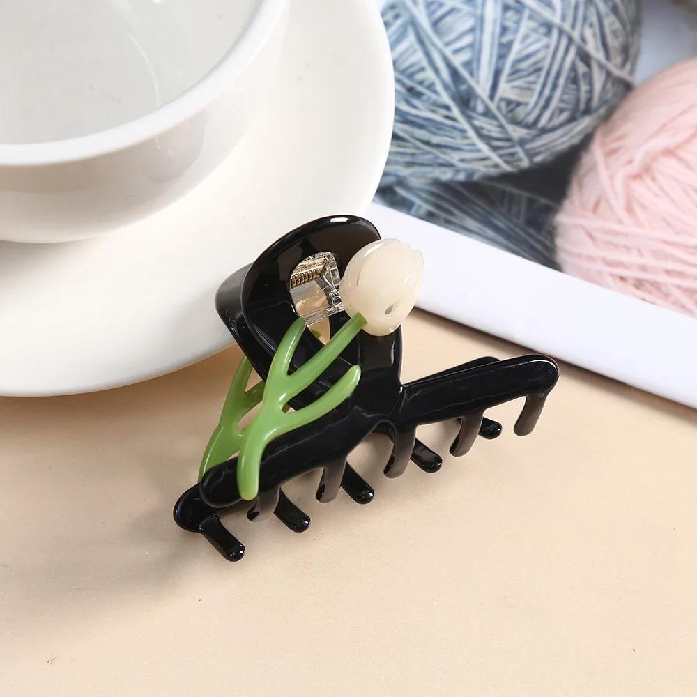 Fairy Theme Acetic Acid Tulip Hair Claw Clips Flower Colorful Acetate Hair Clips Hair Accessories Daily чёрный
Fairy Theme Acetic Acid Tulip Hair Claw Clips Flower Colorful Acetate Hair Clips Hair Accessories Daily чёрный