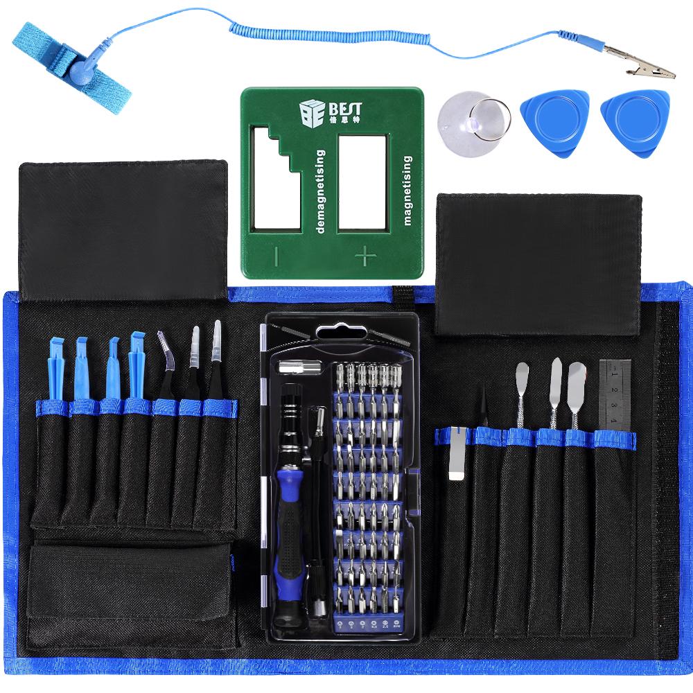 78-in-1 Professional Electronics Repair Tool Kit with Magnetizer Demagnetizer,Pliers,Repair Mat Type A
78-in-1 Professional Electronics Repair Tool Kit with Magnetizer Demagnetizer,Pliers,Repair Mat Type A