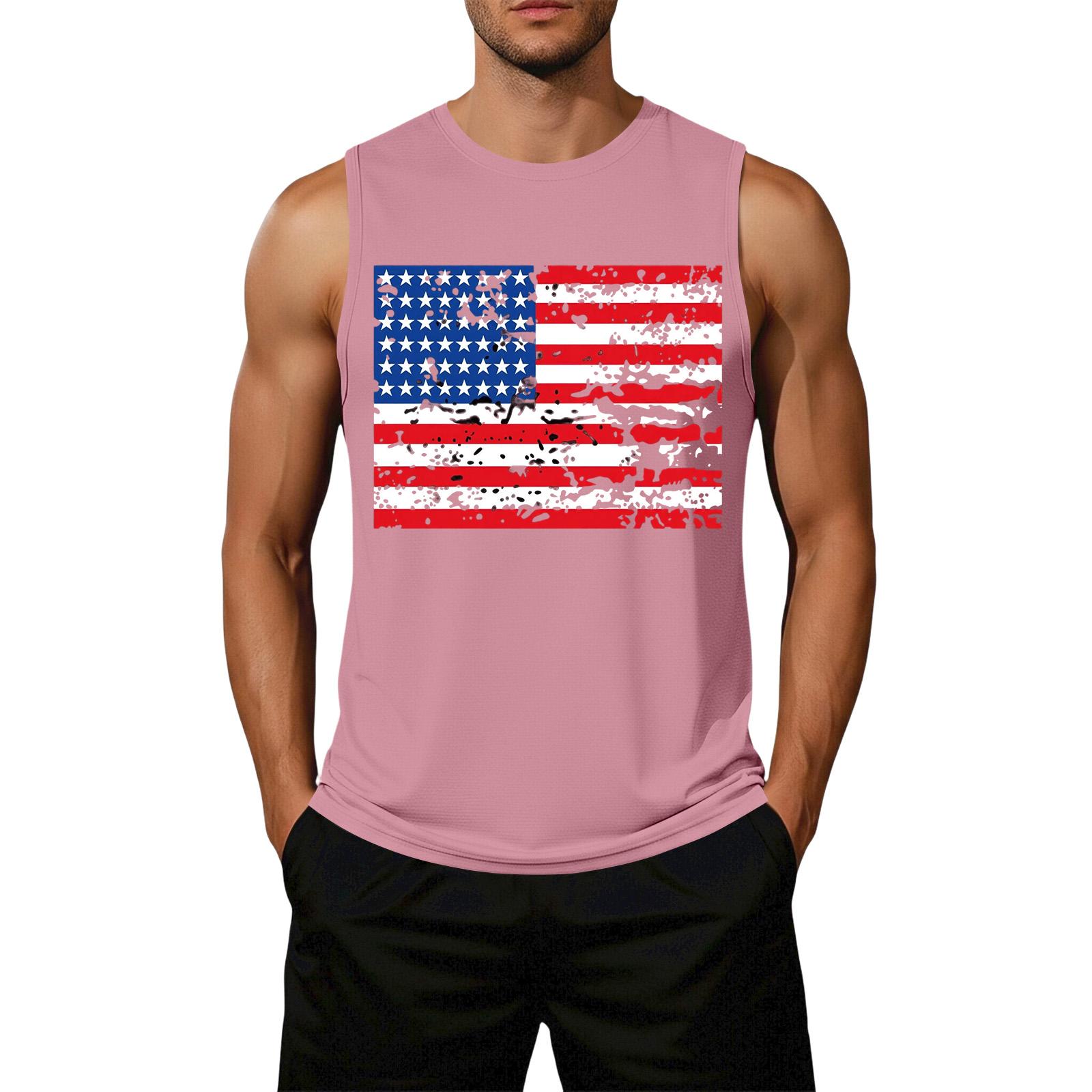 Men s Loose Fit Casual Sleeveless Top Flag Print 250 Years SemiQuincentennial We The People Graphic Shirt Summer Wear XXL рожевий
Men s Loose Fit Casual Sleeveless Top Flag Print 250 Years SemiQuincentennial We The People Graphic Shirt Summer Wear XXL рожевий