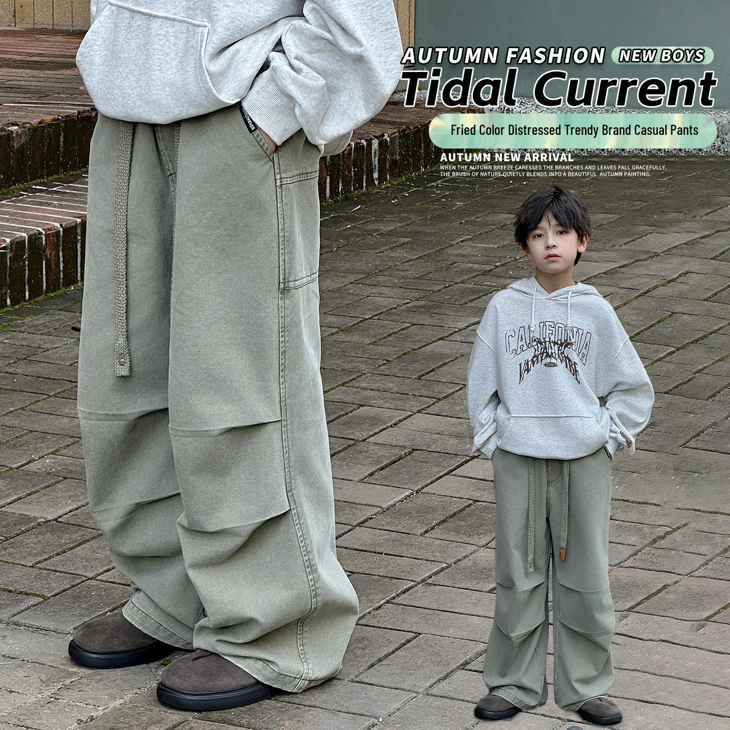 Boys 2026 Spring Trendy Loose Casual Pants for Kids 170 cm
Boys 2026 Spring Trendy Loose Casual Pants for Kids 170 cm