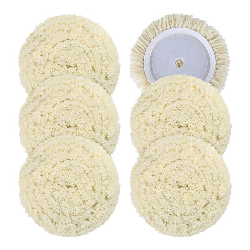 SHGO-Hook And Loop Backed 6 PCS 7 Inch Wool Buffing Polishing Pads- Natural Wool Cutting Tool With Included Polishing Compound
SHGO-Hook And Loop Backed 6 PCS 7 Inch Wool Buffing Polishing Pads- Natural Wool Cutting Tool With Included Polishing Compound