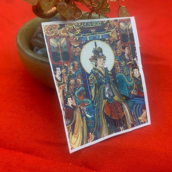 Taoist Immortals Gold-Painted Sanqing Laojun and Wenchang Zhang Tianshi Tangka Canvas
Taoist Immortals Gold-Painted Sanqing Laojun and Wenchang Zhang Tianshi Tangka Canvas
