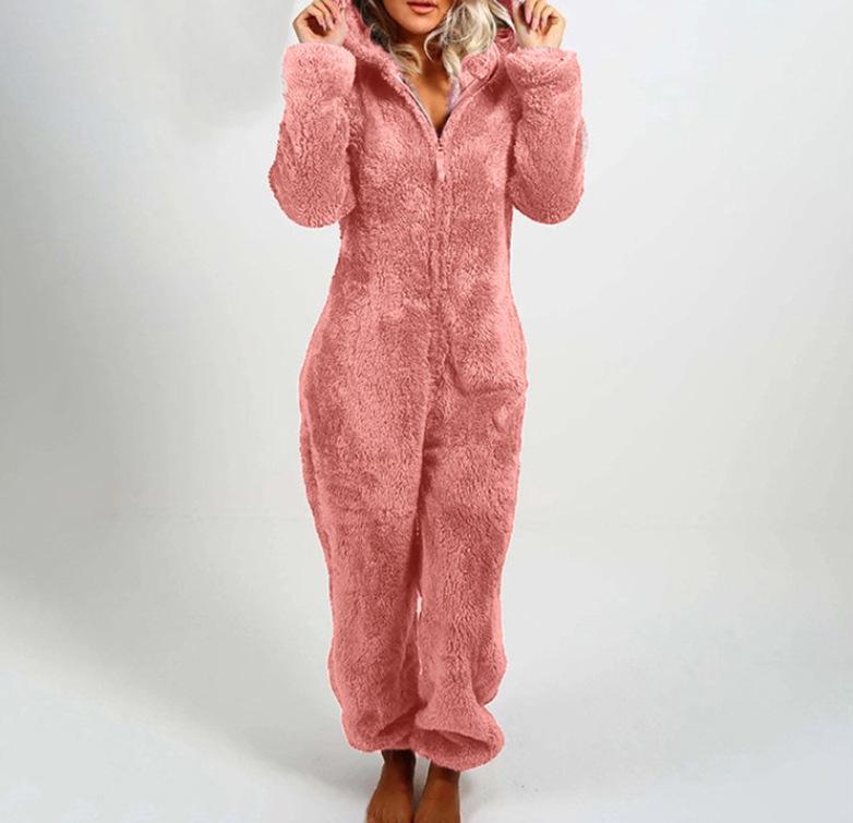 2024 Trendy EU & US Autumn/Winter Fleece-Lined Hooded Pajama Jumpsuit for Women Medium
2024 Trendy EU & US Autumn/Winter Fleece-Lined Hooded Pajama Jumpsuit for Women Medium