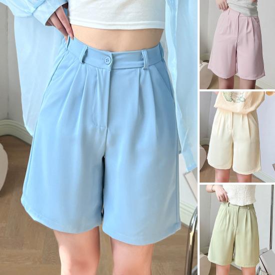 Женские шорты с высокой талией и эластичным поясом на пуговицах и карманами до колена, прямой широкий костюм, короткие брюки, рабочая одежда L фиолетовый
Женские шорты с высокой талией и эластичным поясом на пуговицах и карманами до колена, прямой широкий костюм, короткие брюки, рабочая одежда L фиолетовый