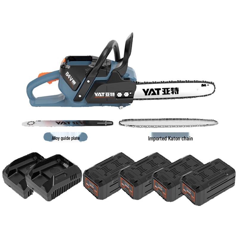 Yate 80V Cordless Lithium Chainsaw CN plug (adapter included)
Yate 80V Cordless Lithium Chainsaw CN plug (adapter included)