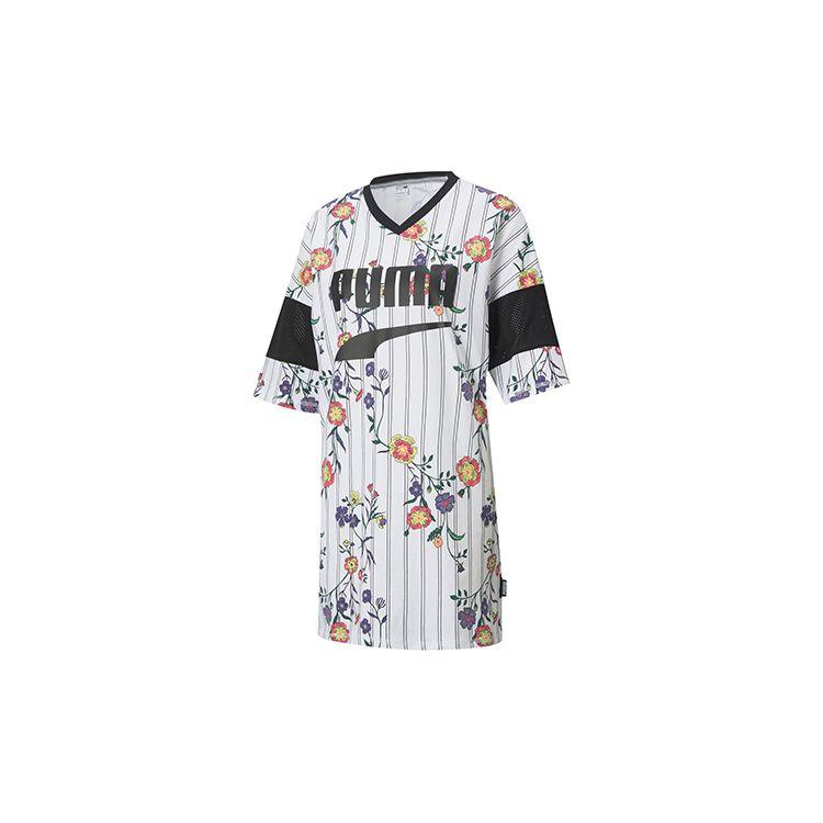 PUMA Casual Sports Floral Print V-Neck Short Sleeve Dress Women Dress White 597464-02 S
PUMA Casual Sports Floral Print V-Neck Short Sleeve Dress Women Dress White 597464-02 S