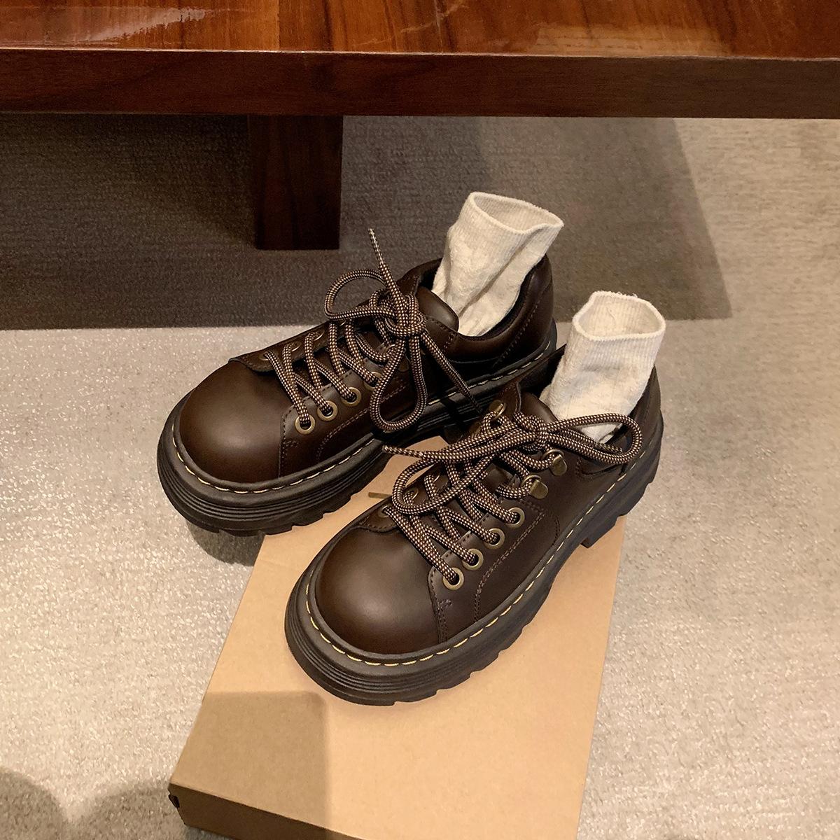 Виноградная мама осень и зима новые туфли на толстой подошве из маленькой кожи для женщин носить высококлассные лоферы в британском стиле для маленьких женщин 35
Виноградная мама осень и зима новые туфли на толстой подошве из маленькой кожи для женщин носить высококлассные лоферы в британском стиле для маленьких женщин 35