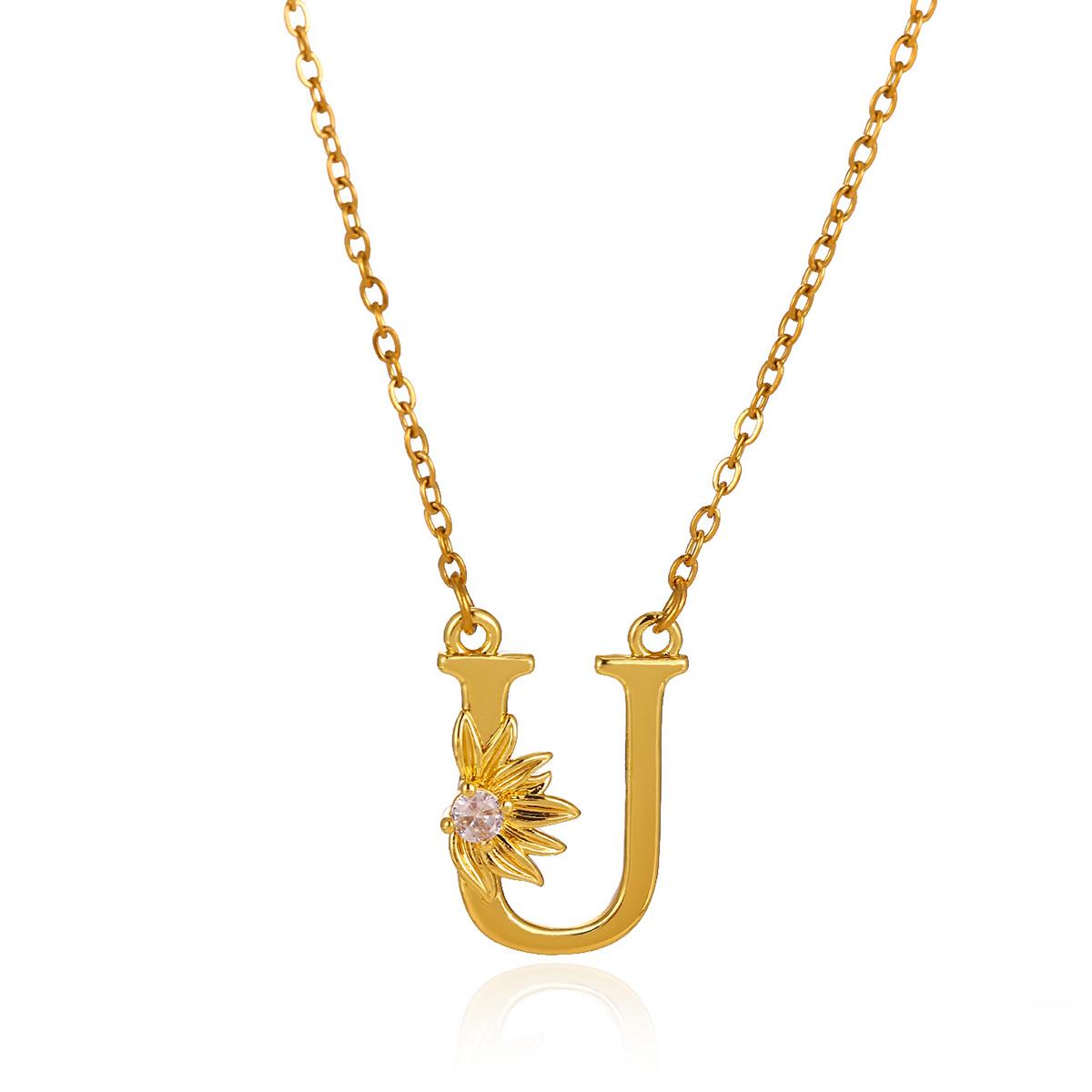 Dainty Gold Color Initial Necklace With Daisy Flower Pendant Minimalist Letter A-Z Personalized Jewelry For Women Elegant Gift GOLD
Dainty Gold Color Initial Necklace With Daisy Flower Pendant Minimalist Letter A-Z Personalized Jewelry For Women Elegant Gift GOLD