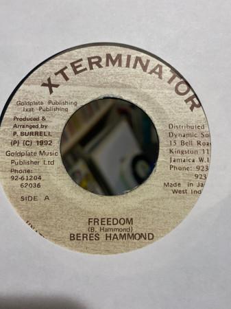 7inch Record BERES HAMMOND - Freedom NONE XTerminator 1992 Jamaica Reggae, Ska & Dub Used
7inch Record BERES HAMMOND - Freedom NONE XTerminator 1992 Jamaica Reggae, Ska & Dub Used