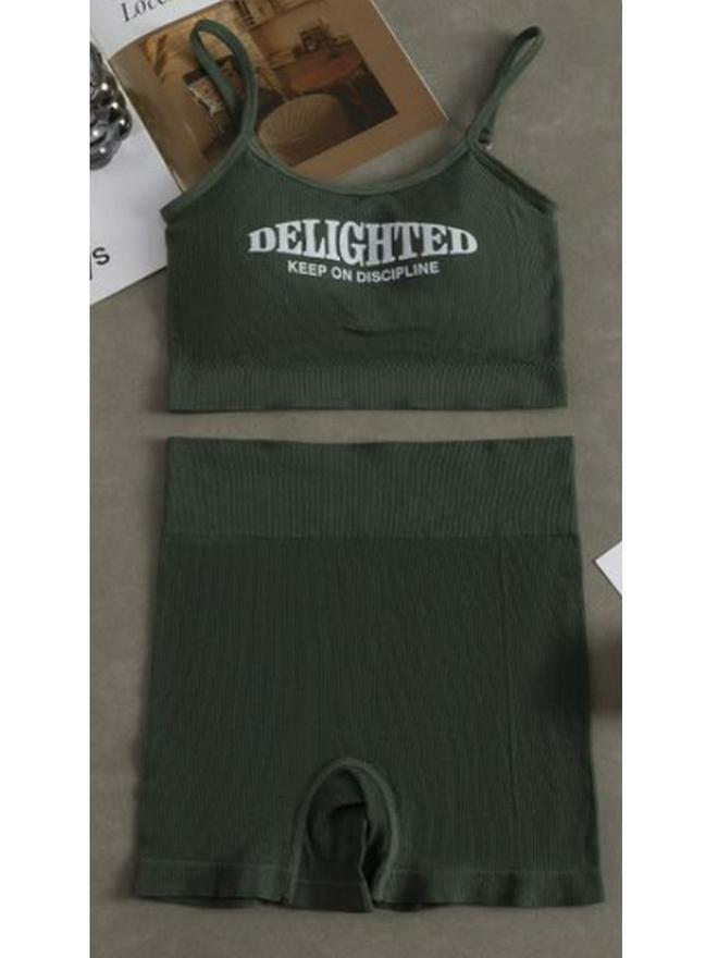 Европейский и американский летний спортивный комплект, состоящий из бюстгальтера и шорт, с тонкими бретелями и стильным дизайном спины One Size
Европейский и американский летний спортивный комплект, состоящий из бюстгальтера и шорт, с тонкими бретелями и стильным дизайном спины One Size