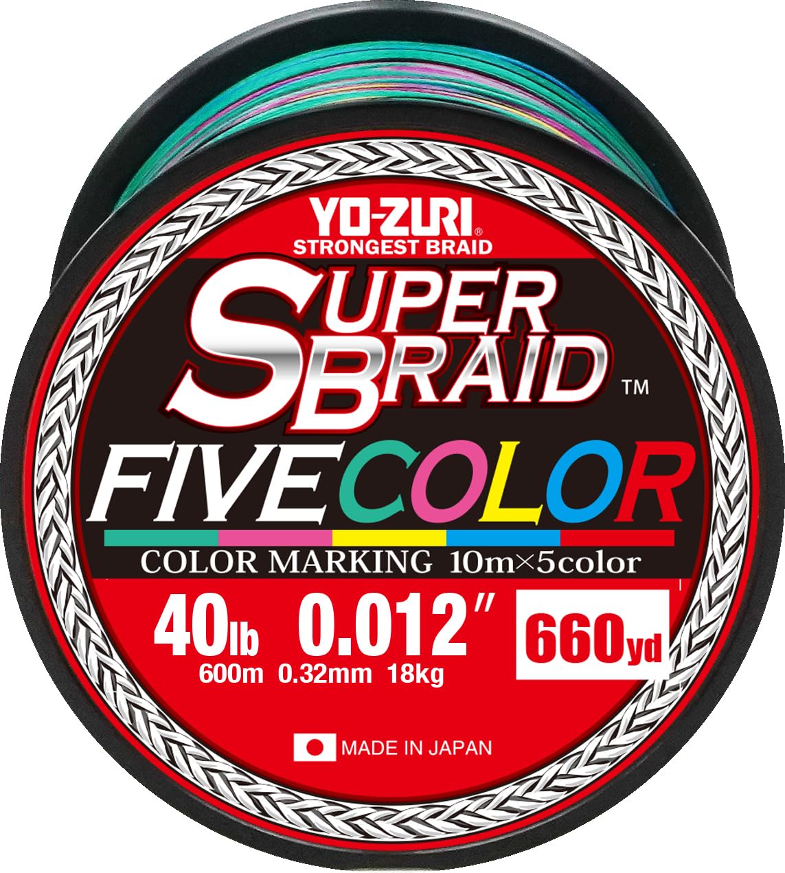 Плетеный шнур PE Super Braid Пять цветов 660 ярдов 40 фунтов 5 цветов YO-ZURI
Плетеный шнур PE Super Braid Пять цветов 660 ярдов 40 фунтов 5 цветов YO-ZURI