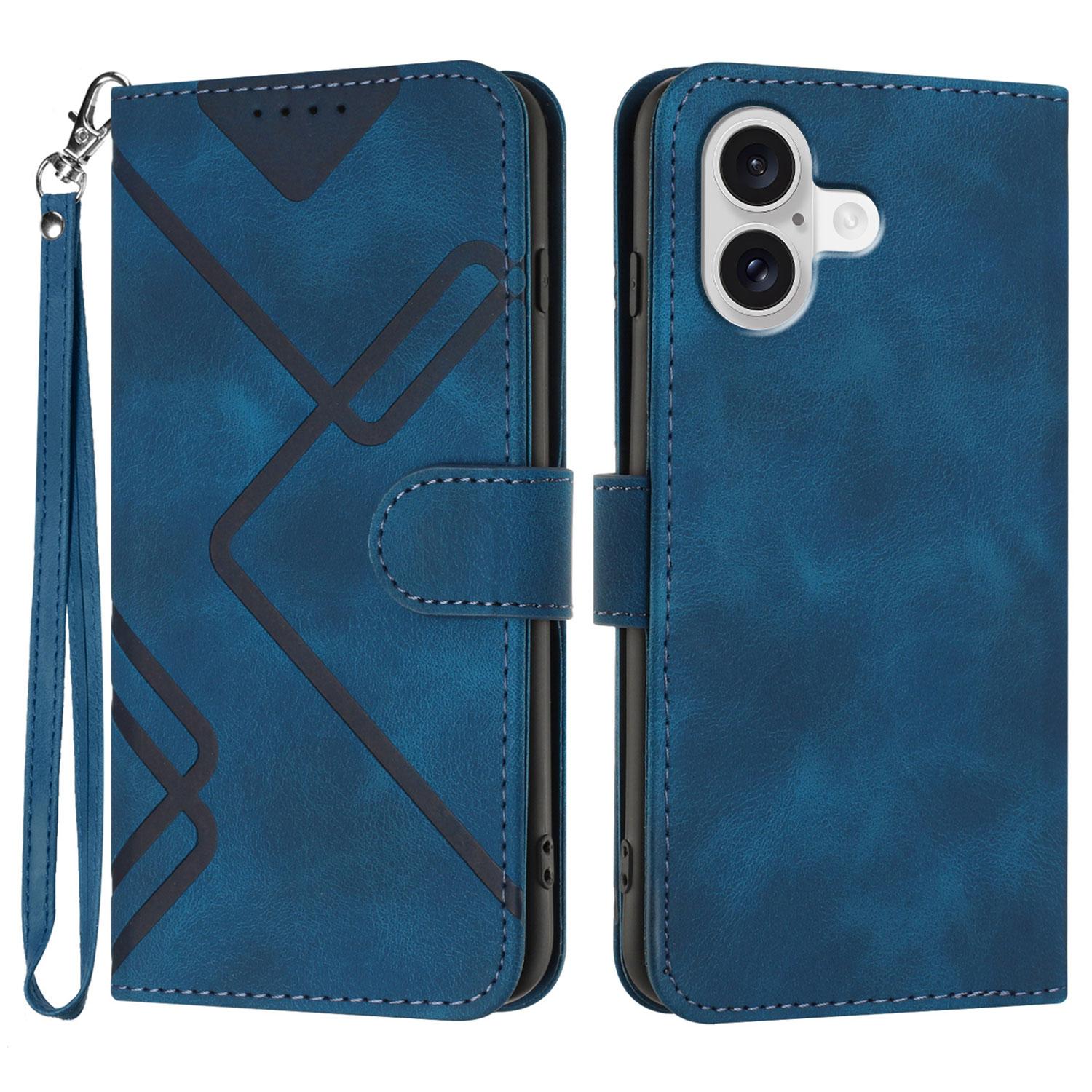 For iPhone 17 Wallet Case Line Imprinted PU Leather Phone Cover with Strap C
For iPhone 17 Wallet Case Line Imprinted PU Leather Phone Cover with Strap C